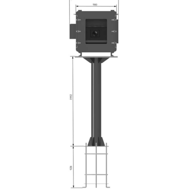Outdoor Projector Waterproof Box with Customizable Climate Control Features