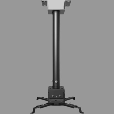 Telescopic Ip66 Projector Ceiling Mounting Bracket 50Lbs Capacity Projector Screen Ceiling Mount